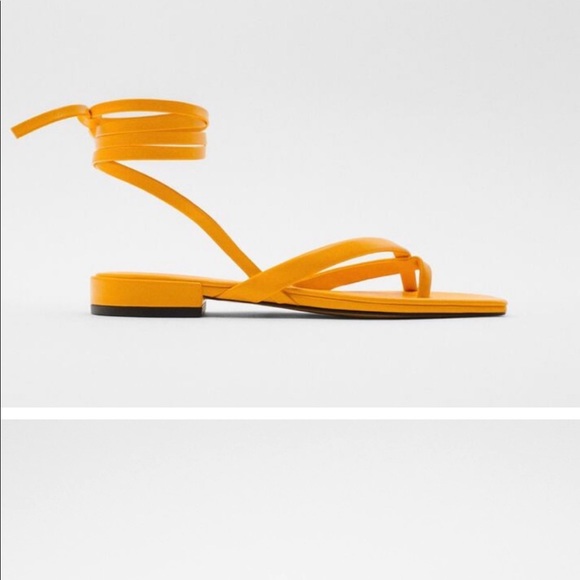 ZARA Leather Sandals - Picture 7 of 8